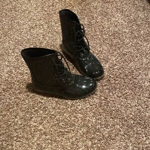 Black Glitter Rainboats